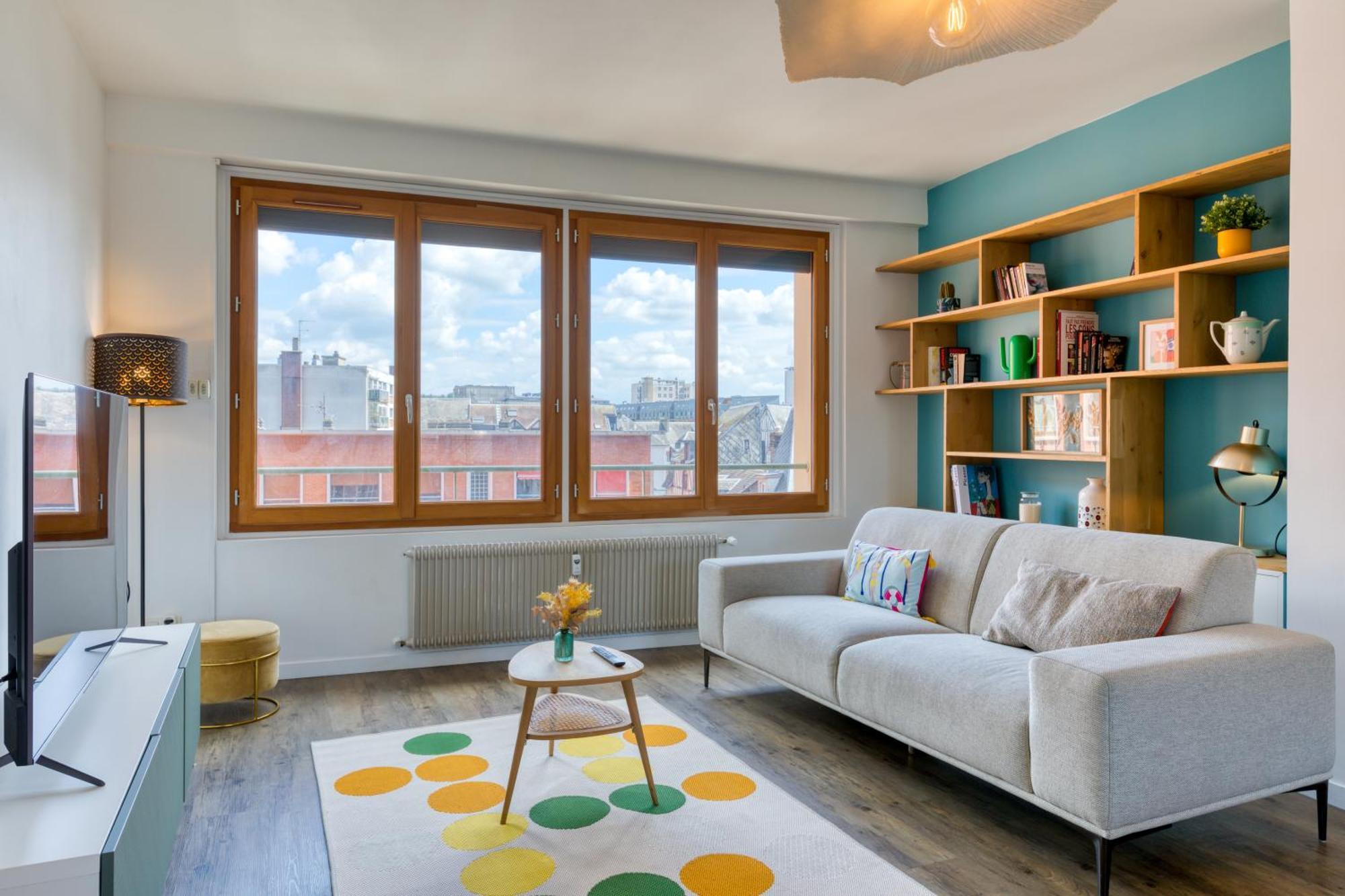 Appartement Juliette : *Logement Avec Balcon* à Rouen Extérieur photo