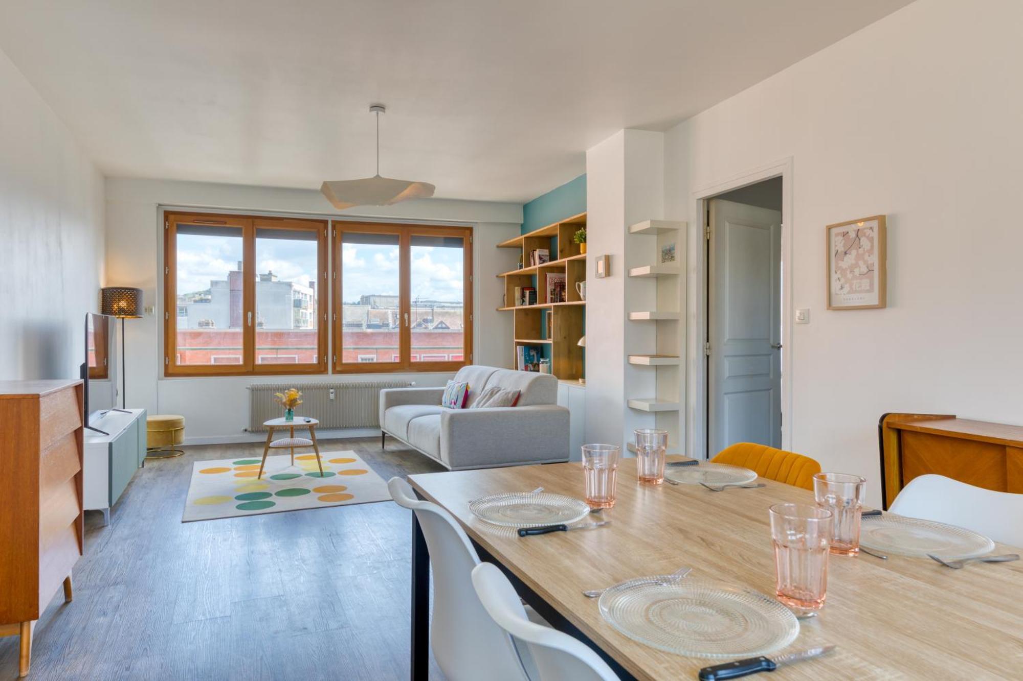 Appartement Juliette : *Logement Avec Balcon* à Rouen Extérieur photo